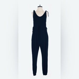 Isabel Maternity by Ingrid & Isabel Black Sleeveless Maternity Jumpsuit